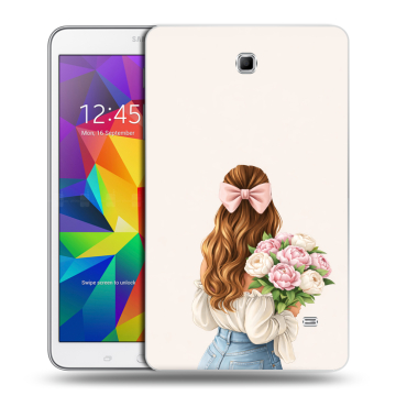Силиконовый чехол на Samsung GALAXY Tab 4 8.0 с принтом женский