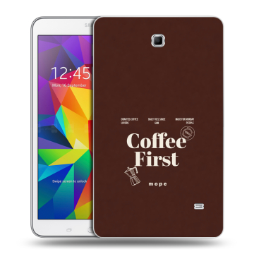 Силиконовый чехол на Samsung GALAXY Tab 4 8.0 с принтом женский
