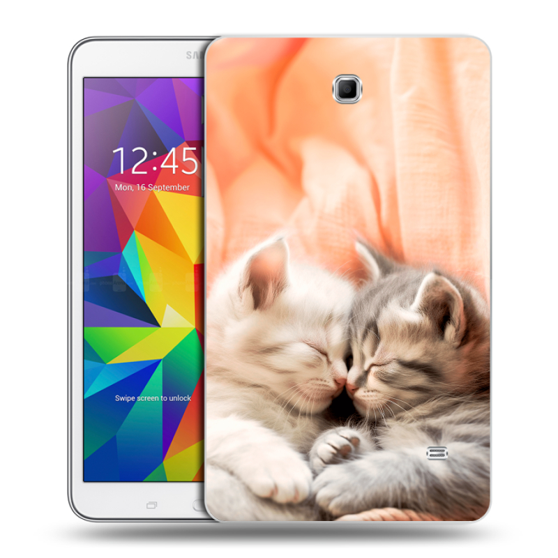 Силиконовый чехол на Samsung GALAXY Tab 4 8.0 с принтом Котята Силиконовый чехол на Samsung GALAXY Tab 4 8.0 с принтом Котята