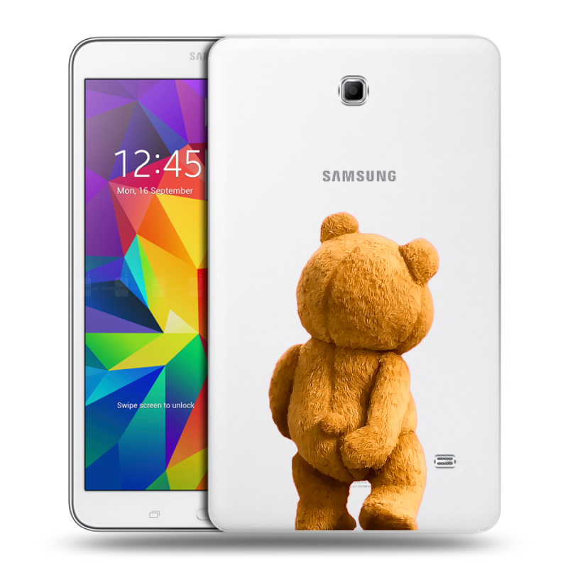 Силиконовый чехол на Samsung GALAXY Tab 4 8.0 с принтом Медведь Силиконовый чехол на Samsung GALAXY Tab 4 8.0 с принтом Медведь