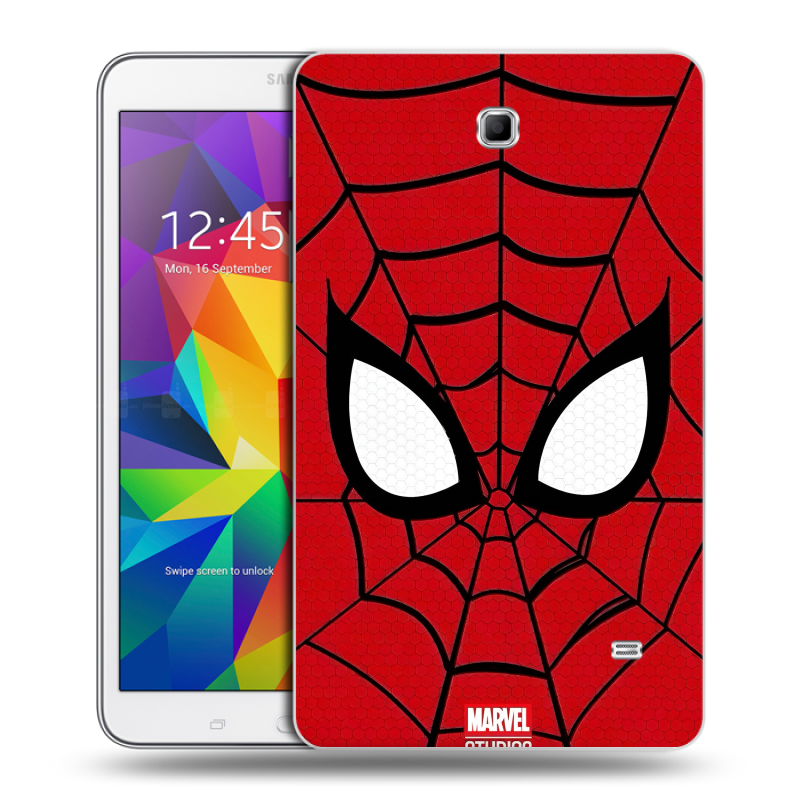 Силиконовый чехол на Samsung GALAXY Tab 4 8.0 с принтом человек паук spiderman Силиконовый чехол на Samsung GALAXY Tab 4 8.0 с принтом человек паук spiderman