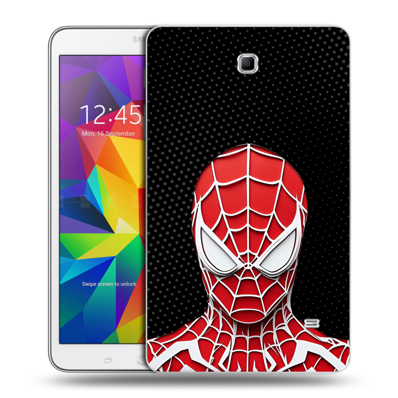 Силиконовый чехол на Samsung GALAXY Tab 4 8.0 с принтом человек паук spiderman Силиконовый чехол на Samsung GALAXY Tab 4 8.0 с принтом человек паук spiderman