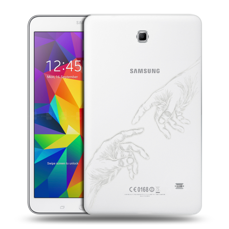 Силиконовый чехол на Samsung GALAXY Tab 4 8.0 с принтом Сотворение мира Силиконовый чехол на Samsung GALAXY Tab 4 8.0 с принтом Сотворение мира