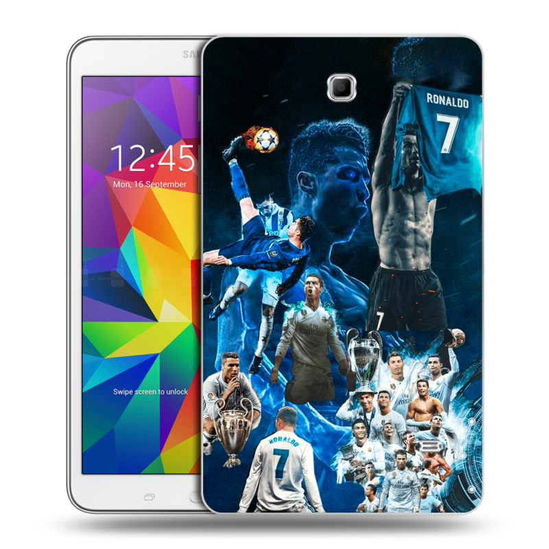 Силиконовый чехол на Samsung GALAXY Tab 4 8.0 с принтом Реал Роналдо Силиконовый чехол на Samsung GALAXY Tab 4 8.0 с принтом Реал Роналдо