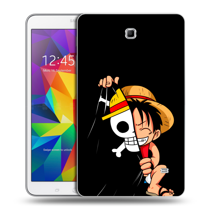 Силиконовый чехол на Samsung GALAXY Tab 4 8.0 с принтом One Piece Ван Пис Силиконовый чехол на Samsung GALAXY Tab 4 8.0 с принтом One Piece Ван Пис