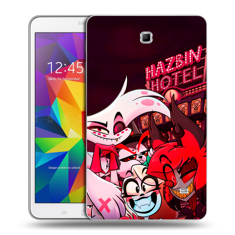 Силиконовый чехол на Samsung GALAXY Tab 4 8.0 с принтом Hazbin Hotel Отель Хазбин Силиконовый чехол на Samsung GALAXY Tab 4 8.0 с принтом Hazbin Hotel Отель Хазбин