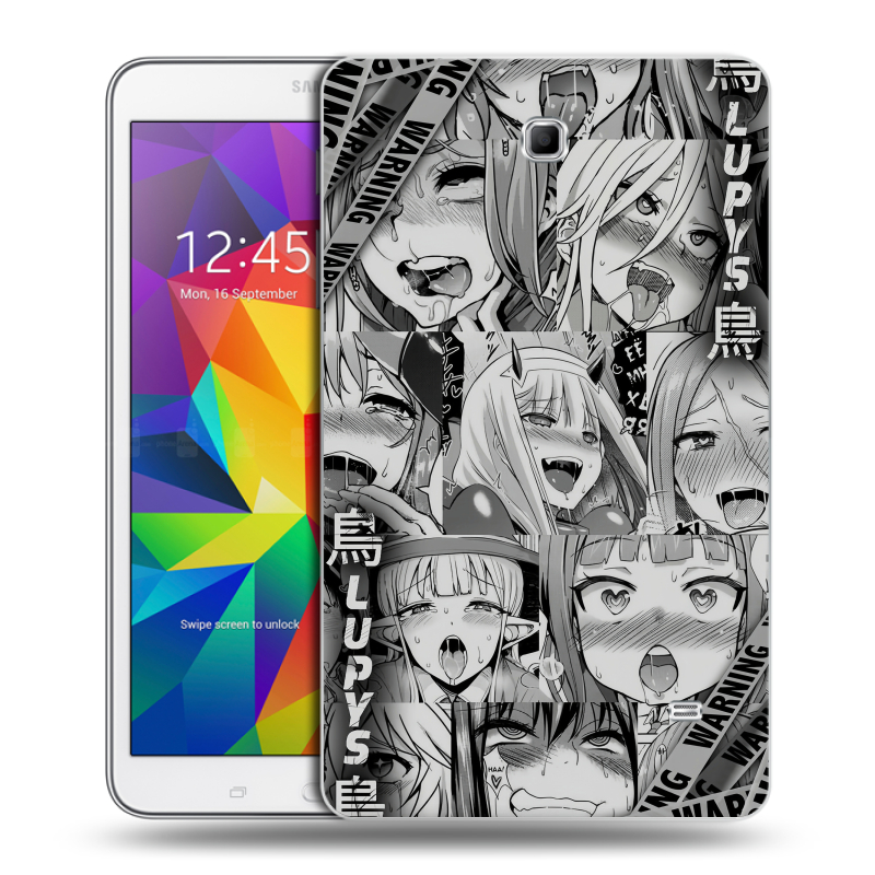 Силиконовый чехол на планшета Samsung GALAXY Tab 4 8.0 с принтом Ahegao Ахегао Аниме Силиконовый чехол на планшета Samsung GALAXY Tab 4 8.0 с принтом Ahegao Ахегао Аниме