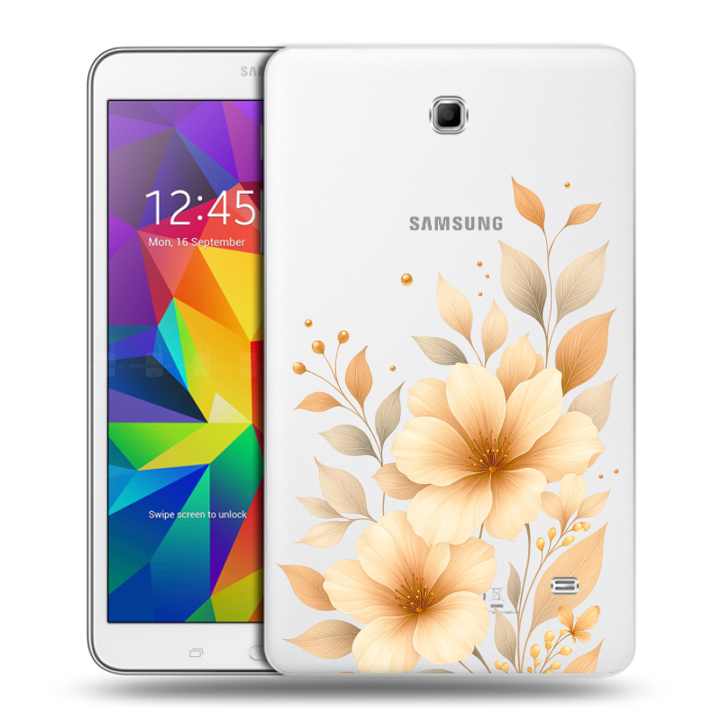 Силиконовый чехол на Samsung GALAXY Tab 4 8.0 с принтом для девушки Силиконовый чехол на Samsung GALAXY Tab 4 8.0 с принтом для девушки