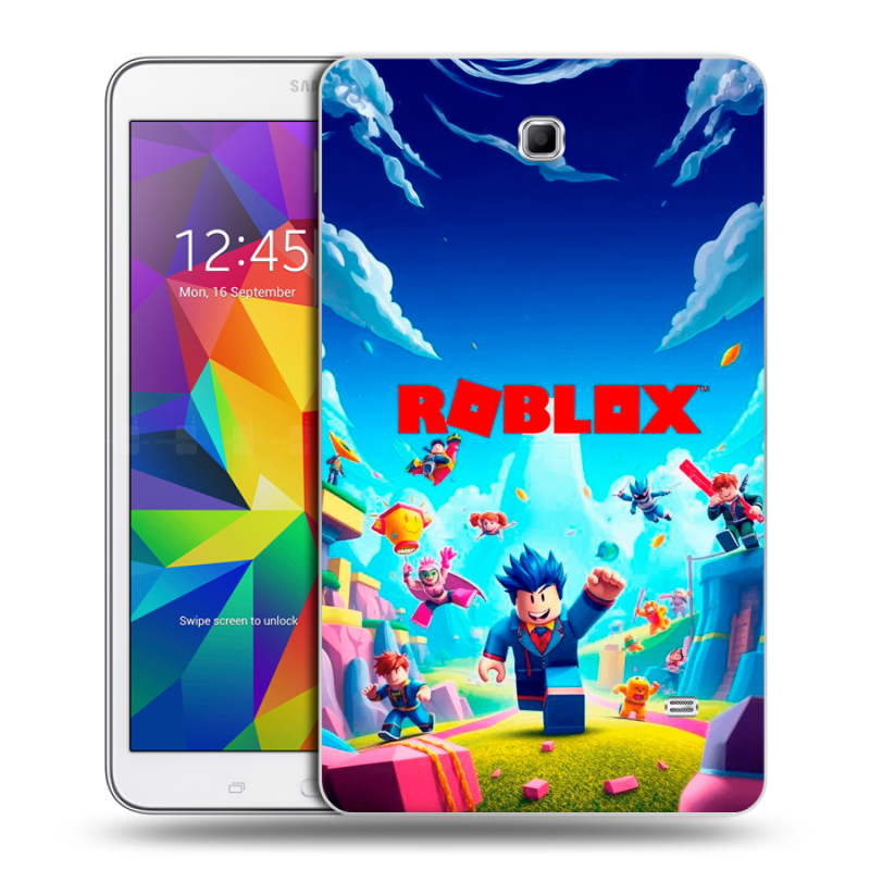 Силиконовый чехол на Samsung GALAXY Tab 4 8.0 с принтом Roblox Роблокс Силиконовый чехол на Samsung GALAXY Tab 4 8.0 с принтом Roblox Роблокс