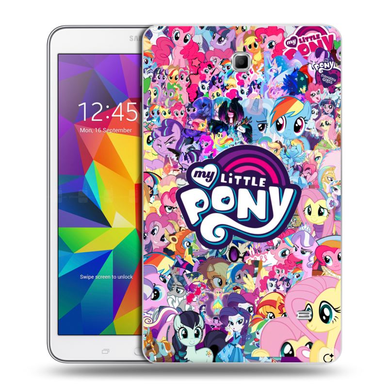 Силиконовый чехол на Samsung GALAXY Tab 4 8.0 с принтом My little pony Дружба чудо Силиконовый чехол на Samsung GALAXY Tab 4 8.0 с принтом My little pony Дружба чудо