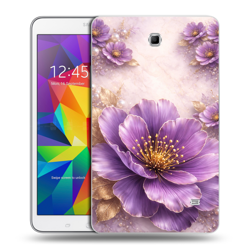 Силиконовый чехол на Samsung GALAXY Tab 4 8.0 с принтом женский Силиконовый чехол на Samsung GALAXY Tab 4 8.0 с принтом женский