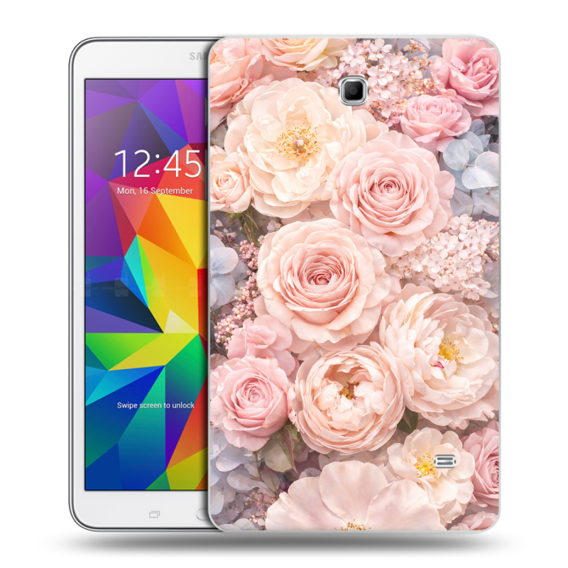 Силиконовый чехол на Samsung GALAXY Tab 4 8.0 с принтом женский Силиконовый чехол на Samsung GALAXY Tab 4 8.0 с принтом женский