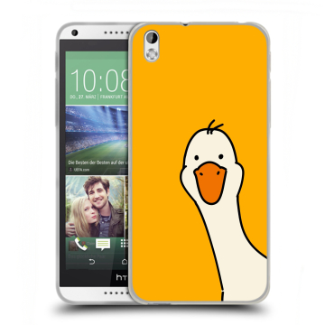 Силиконовый чехол на HTC Desire 816 с принтом Утка