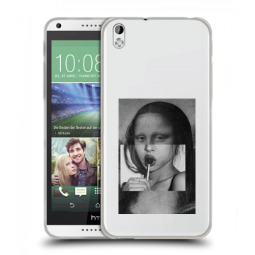 Силиконовый чехол на HTC Desire 816 с принтом Мона Лиза