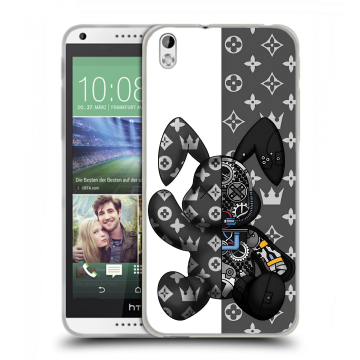 Силиконовый чехол на HTC Desire 816 с принтом Луи робот
