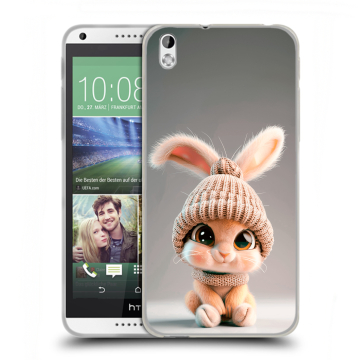 Силиконовый чехол на HTC Desire 816 с принтом Кролик Силиконовый чехол на HTC Desire 816 с принтом Кролик