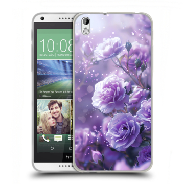 Силиконовый чехол на HTC Desire 816 с принтом Розы цветы Силиконовый чехол на HTC Desire 816 с принтом Розы цветы