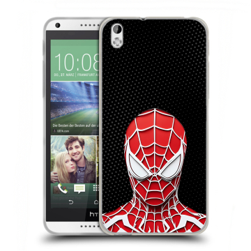 Силиконовый чехол на HTC Desire 816 с принтом человек паук spiderman