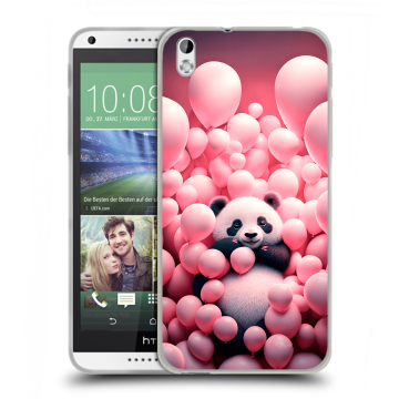 Силиконовый чехол на HTC Desire 816 с принтом Панда