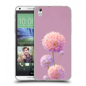 Силиконовый чехол на HTC Desire 816 с принтом Цветы Силиконовый чехол на HTC Desire 816 с принтом Цветы