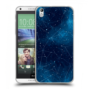 Силиконовый чехол на HTC Desire 816 с принтом Космос звезды