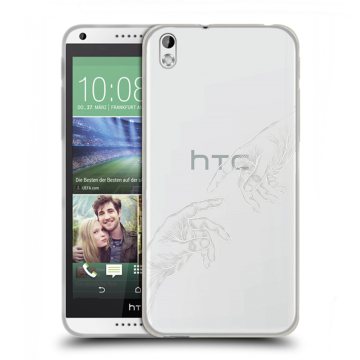 Силиконовый чехол на HTC Desire 816 с принтом Сотворение мира