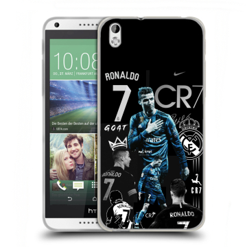Силиконовый чехол на HTC Desire 816 с принтом Реал Роналдо Силиконовый чехол на HTC Desire 816 с принтом Реал Роналдо