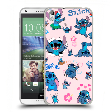 Силиконовый чехол на HTC Desire 816 с принтом Лило и Стич