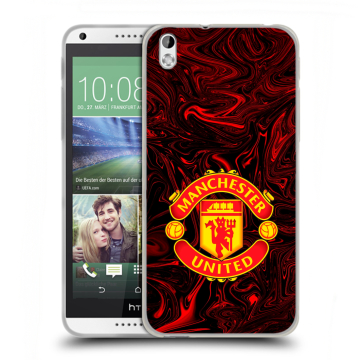 Силиконовый чехол на HTC Desire 816 с принтом Manchester United Силиконовый чехол на HTC Desire 816 с принтом Manchester United
