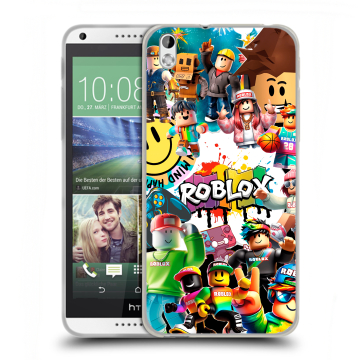 Силиконовый чехол на HTC Desire 816 с принтом Roblox Роблокс Силиконовый чехол на HTC Desire 816 с принтом Roblox Роблокс
