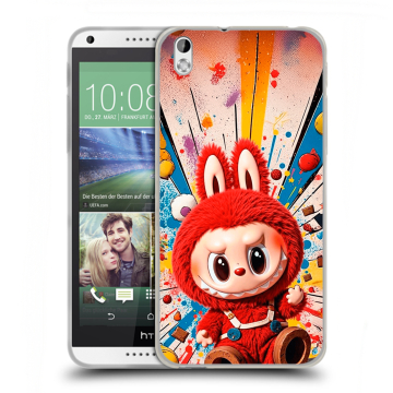Силиконовый чехол на HTC Desire 816 с принтом Labubu Лабубу