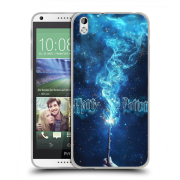 Силиконовый чехол на HTC Desire 816 с принтом Harry Potter Гарри Поттер