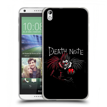 Силиконовый чехол на HTC Desire 816 с принтом Death note Тетрадь смерти