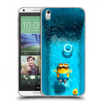 Силиконовый чехол на HTC Desire 816 с принтом Миньоны Силиконовый чехол на HTC Desire 816 с принтом Миньоны