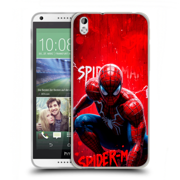 Силиконовый чехол на HTC Desire 816 с принтом Spiderman Человек паук Силиконовый чехол на HTC Desire 816 с принтом Spiderman Человек паук