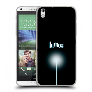 Силиконовый чехол на HTC Desire 816 с принтом Harry Potter Гарри Поттер