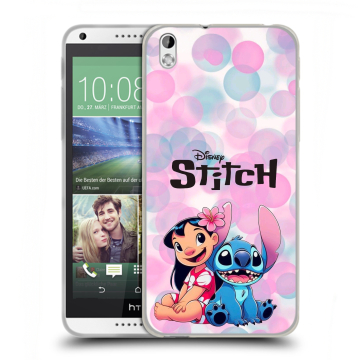 Силиконовый чехол на HTC Desire 816 с принтом Лило и Стич