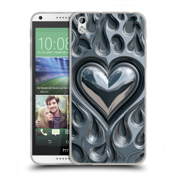 Силиконовый чехол на HTC Desire 816 с принтом Y2K
