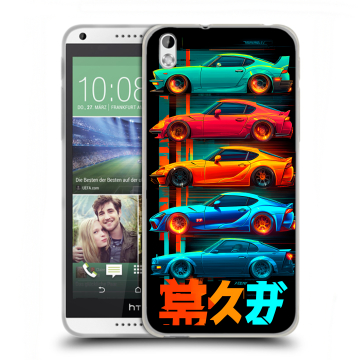 Силиконовый чехол на HTC Desire 816 с принтом машины тачки Силиконовый чехол на HTC Desire 816 с принтом машины тачки