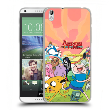 Силиконовый чехол на HTC Desire 816 с принтом Adventure time Время приключений Силиконовый чехол на HTC Desire 816 с принтом Adventure time Время приключений