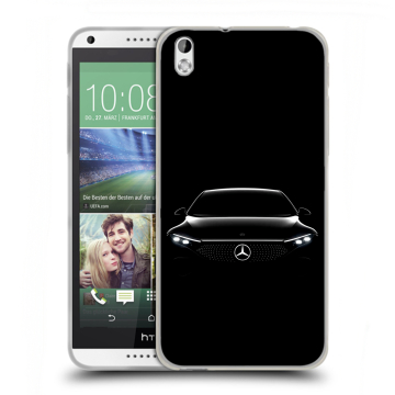 Силиконовый чехол на HTC Desire 816 с принтом Mercedes Мерседес