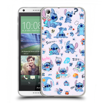 Силиконовый чехол на HTC Desire 816 с принтом Лило и Стич Силиконовый чехол на HTC Desire 816 с принтом Лило и Стич