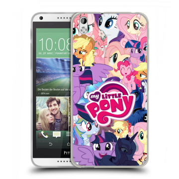 Силиконовый чехол на HTC Desire 816 с принтом My little pony Дружба чудо Силиконовый чехол на HTC Desire 816 с принтом My little pony Дружба чудо