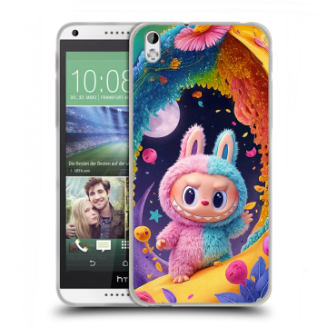 Силиконовый чехол на HTC Desire 816 с принтом Labubu Лабубу