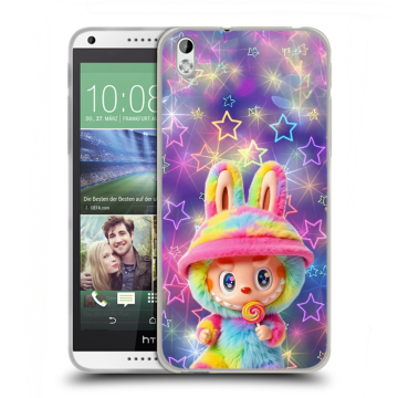 Силиконовый чехол на HTC Desire 816 с принтом Labubu Лабубу