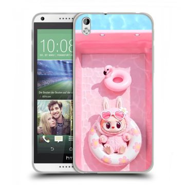 Силиконовый чехол на HTC Desire 816 с принтом Labubu Лабубу