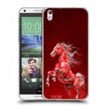 Силиконовый чехол на HTC Desire 816 с принтом Новый год Силиконовый чехол на HTC Desire 816 с принтом Новый год