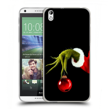 Силиконовый чехол на HTC Desire 816 с принтом Новый год Гринч Силиконовый чехол на HTC Desire 816 с принтом Новый год Гринч