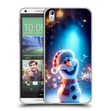 Силиконовый чехол на HTC Desire 816 с принтом Новый год Силиконовый чехол на HTC Desire 816 с принтом Новый год