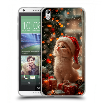 Силиконовый чехол на HTC Desire 816 с принтом Новый год Силиконовый чехол на HTC Desire 816 с принтом Новый год